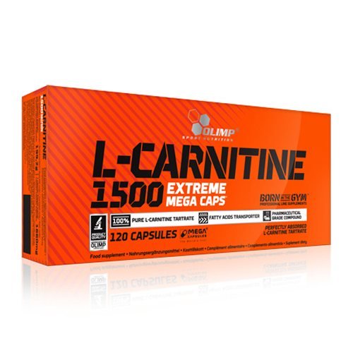 Жиросжигатель Olimp L-Carnitine 1500 Extreme Mega Caps, 120 капсул,  ml, Olimp Labs. Quemador de grasa. Weight Loss Fat burning 