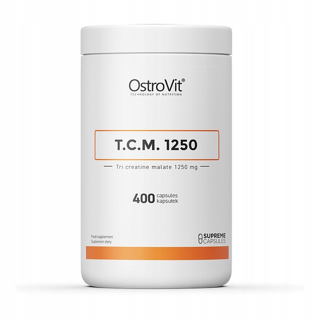 OstroVit  T.C.M. 1250 400 caps,  ml, OstroVit. Сreatine. Mass Gain Energy & Endurance Strength enhancement 
