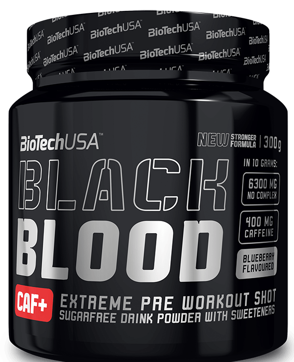 Black Blood CAF+, 300 g, BioTech. Pre Workout. Energy & Endurance 