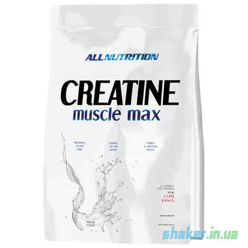 Креатин моногидрат All Nutrition Creatine Muscle Max (1 кг) алл нутришн unflavored,  ml, AllNutrition. Creatine monohydrate. Mass Gain Energy & Endurance Strength enhancement 