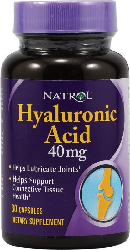 Hyaluronic Acid, 30 шт, Natrol. Гиалуроновая кислота. Поддержание здоровья 