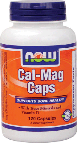 Cal-Mag Caps, 120 piezas, Now. Complejos vitaminas y minerales. General Health Immunity enhancement 