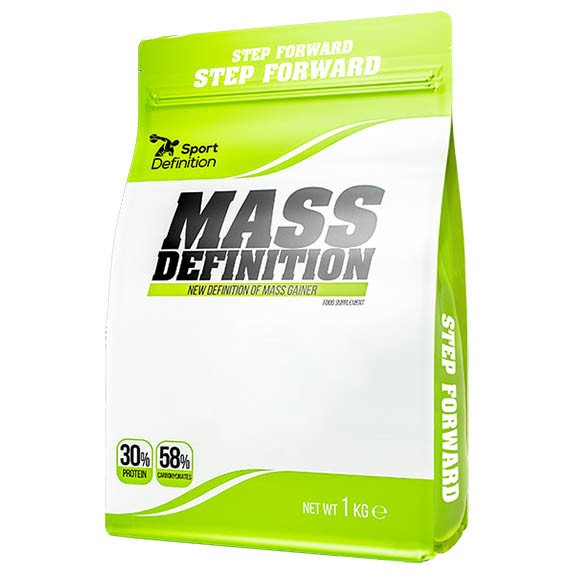 Гейнер Sport Definition Mass Definition, 1 кг Клубника,  ml, Sport Definition. Gainer. Mass Gain Energy & Endurance recovery 