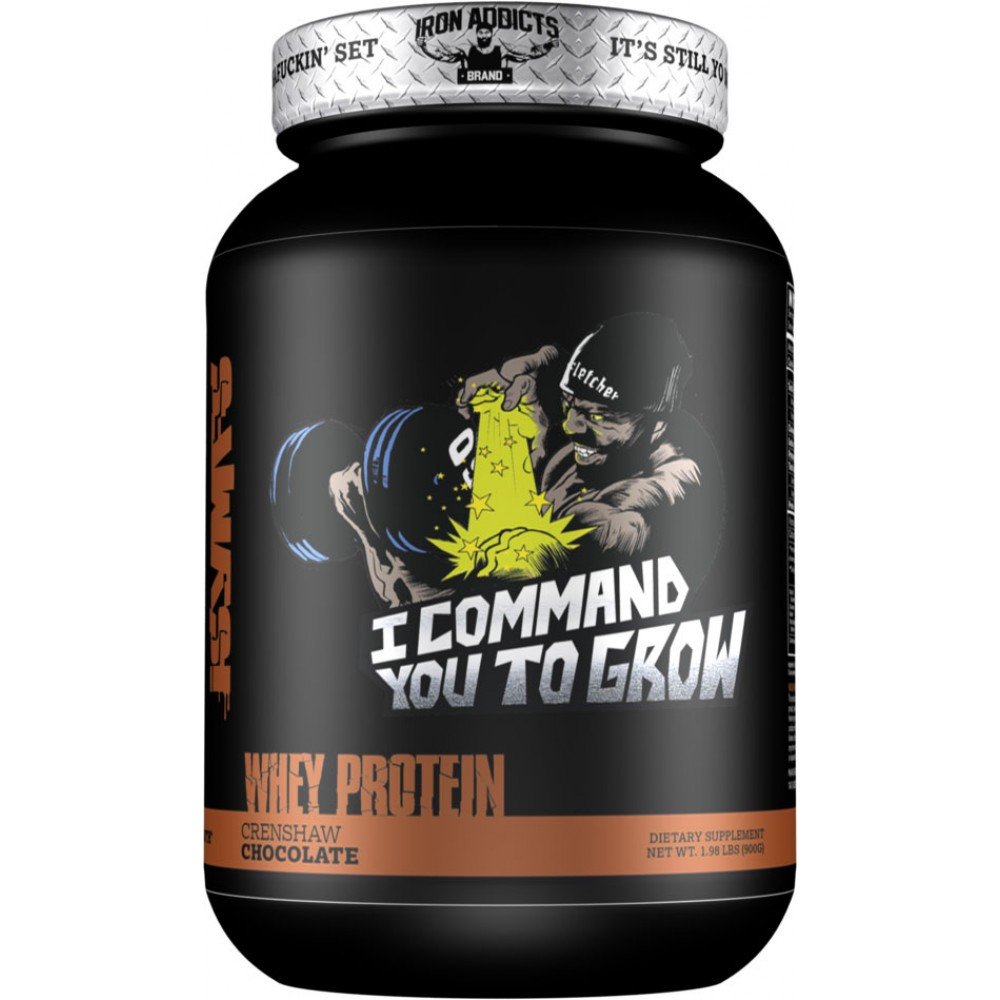 I Command You To Grow, 900 g, Iron Addicts Brand. Proteína de suero de leche. recuperación Anti-catabolic properties Lean muscle mass 