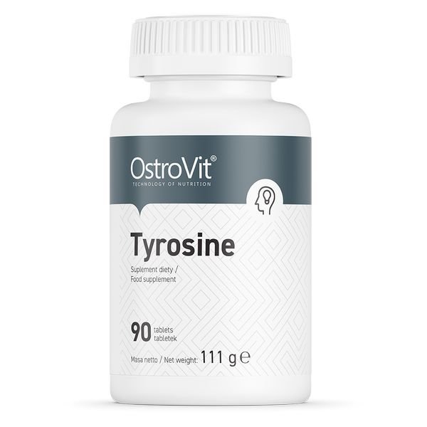 Аминокислота OstroVit Tyrosine, 90 таблеток СРОК 01.22,  ml, OstroVit. Amino Acids. 