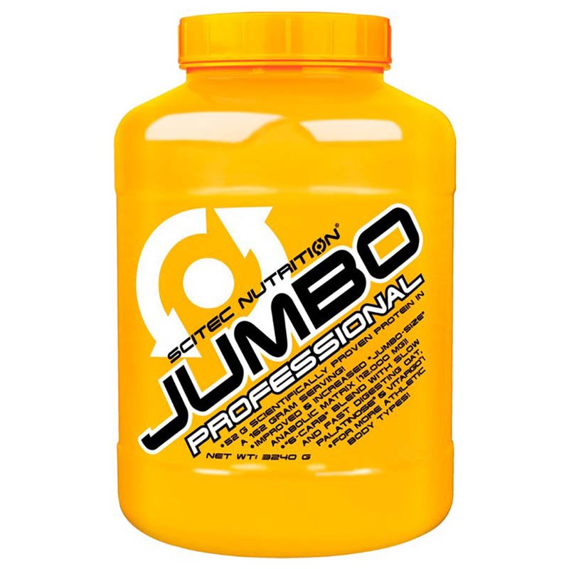Гейнер Scitec Jumbo Professional, 3.24 кг Шоколад,  мл, Scitec Nutrition. Гейнер. Набор массы Энергия и выносливость Восстановление 
