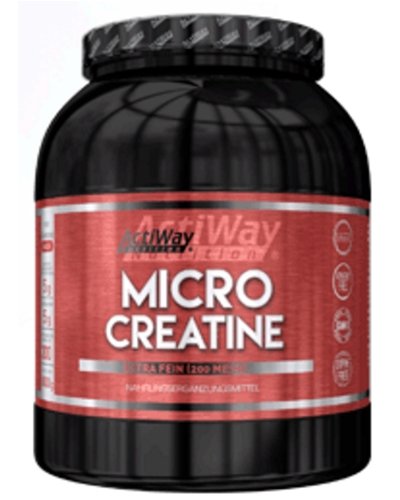Micro Creatine, 1000 g, ActiWay Nutrition. Monohidrato de creatina. Mass Gain Energy & Endurance Strength enhancement 