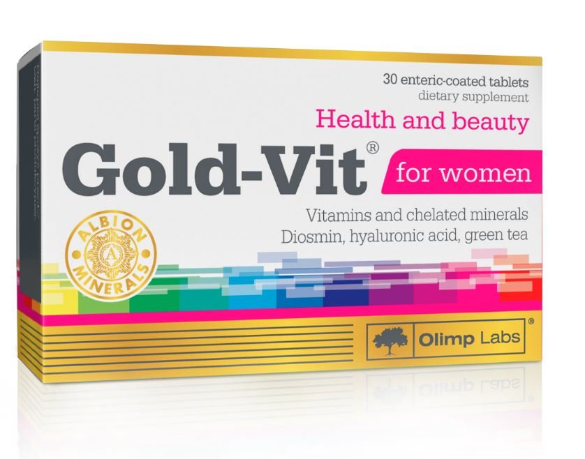 Gold-Vit for Women, 30 шт, Olimp Labs. Витаминно-минеральный комплекс. Поддержание здоровья Укрепление иммунитета 