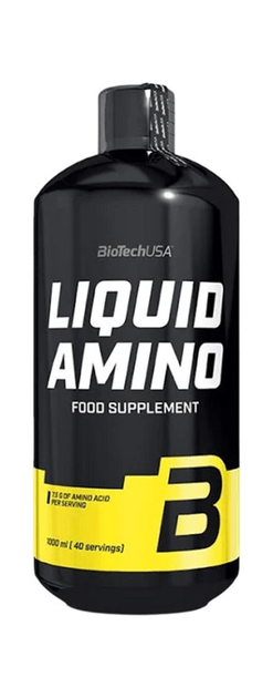 Амінокислоти BioTech USA Liquid Amino Nitron 1000 мл Lemon,  мл, BioTech. BCAA. Снижение веса Восстановление Антикатаболические свойства Сухая мышечная масса 