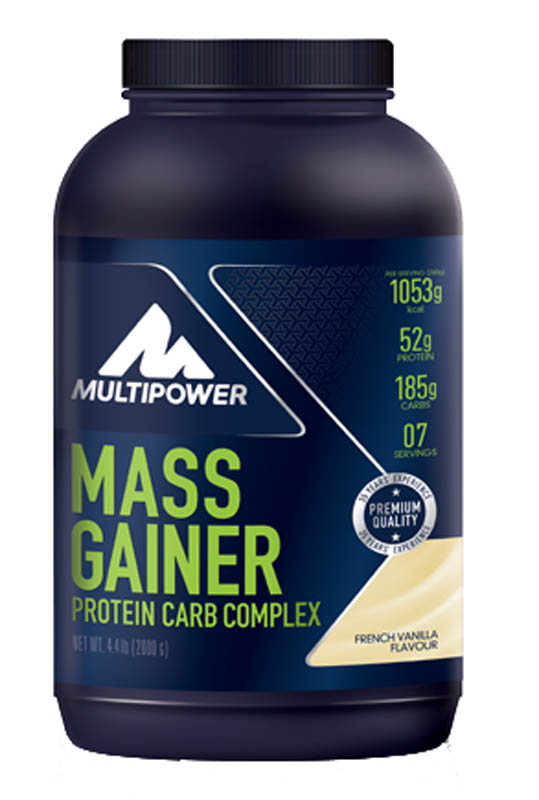 Mass Gainer, 2000 g, Multipower. Ganadores. Mass Gain Energy & Endurance recuperación 