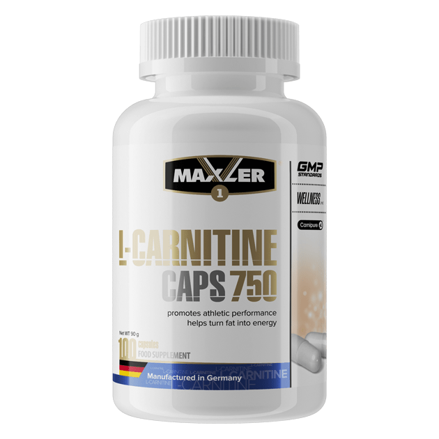 Л-карнитин Maxler L-Carnitine Caps 750 - 100caps макслер,  мл, Maxler. L-карнитин. Снижение веса Поддержание здоровья Детоксикация Стрессоустойчивость Снижение холестерина Антиоксидантные свойства 