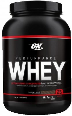 Performance Whey, 908 г, Optimum Nutrition. Сывороточный протеин. Восстановление Антикатаболические свойства Сухая мышечная масса 