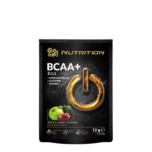 BCAA GoOn BCAA, 12 грамм Вишня-яблоко,  ml, Go On Nutrition. BCAA. Weight Loss recuperación Anti-catabolic properties Lean muscle mass 