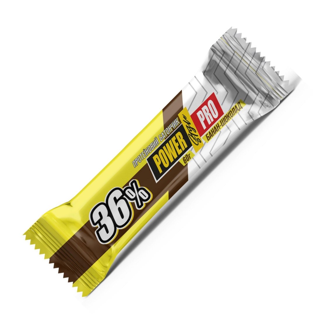 Батончик Power Pro 36%, 60 грамм Банан-шоколад,  ml, Power Pro. Bar. 