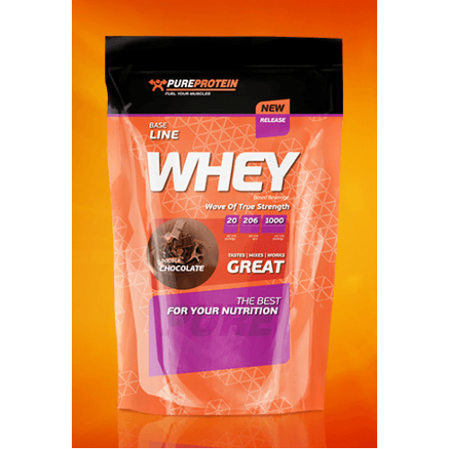 Whey Protein, 1000 g, Pure Protein. Whey Concentrate. Mass Gain recovery Anti-catabolic properties 