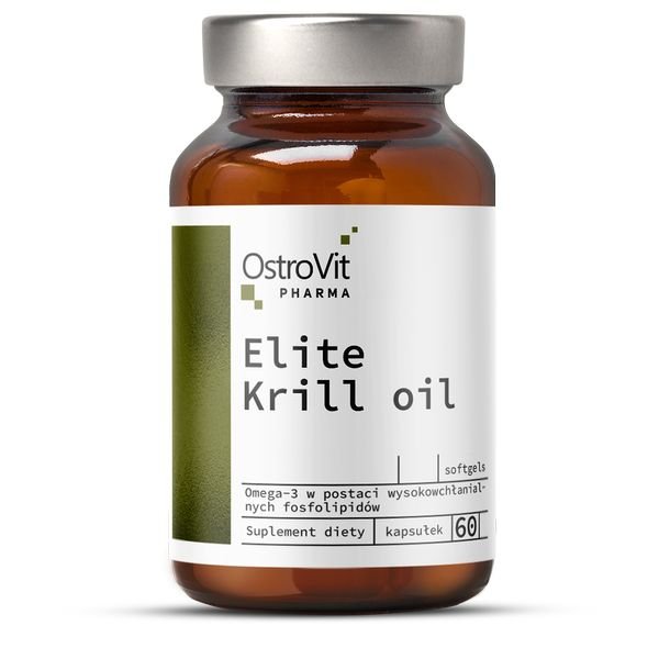 OstroVit Жирные кислоты OstroVit Pharma Elite Krill Oil, 60 капсул, , 