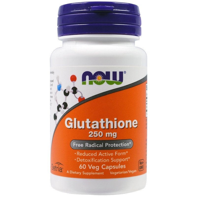 Now NOW Foods Glutathione 250 mg 60 caps, , 