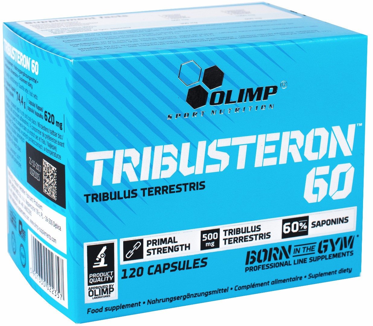 Добавка для підвищення тестостерону Olimp Labs Tribusteron 60 120 caps,  ml, Olimp Labs. Tribulus. General Health Libido enhancing Testosterone enhancement Anabolic properties 