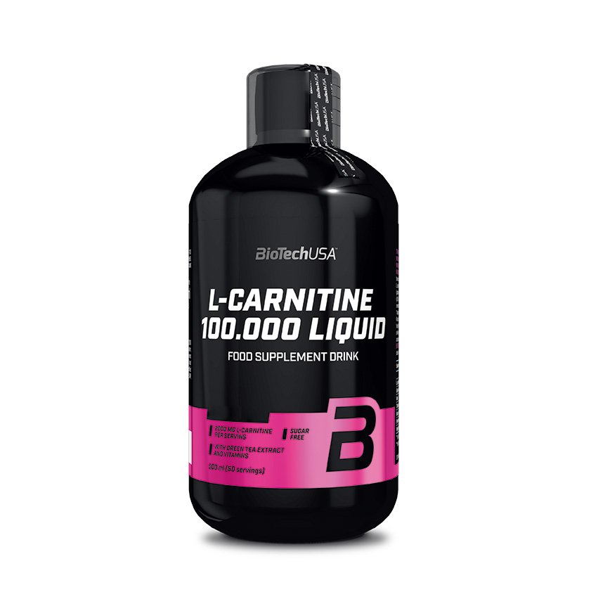 Жиросжигатель BioTech L-Carnitine 100 000, 500 мл Яблоко,  ml, BioTech. Fat Burner. Weight Loss Fat burning 