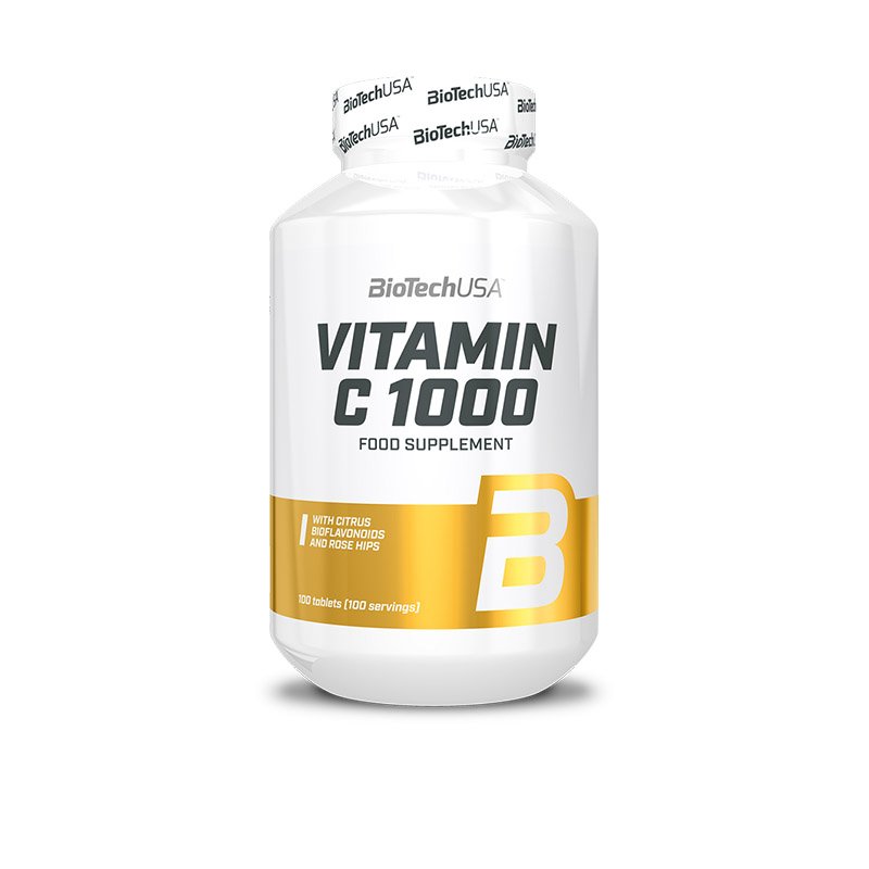 Витамины и минералы BioTech Vitamin C 1000, 100 таблеток,  мл, BioTech. Витамины и минералы. Поддержание здоровья Укрепление иммунитета 