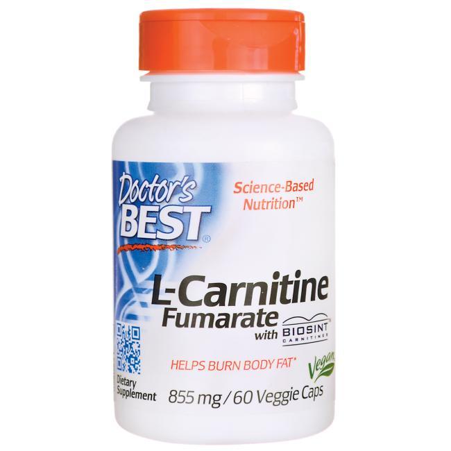 Doctor's Best L-Carnitine Fumarate with Biosint Carnitines 855 mg 60 VCaps,  ml, Doctor's BEST. Special supplements. 