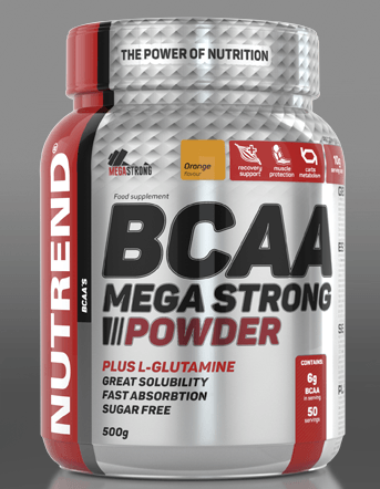 Nutrend BCAA Mega Strong Powder, , 500 г