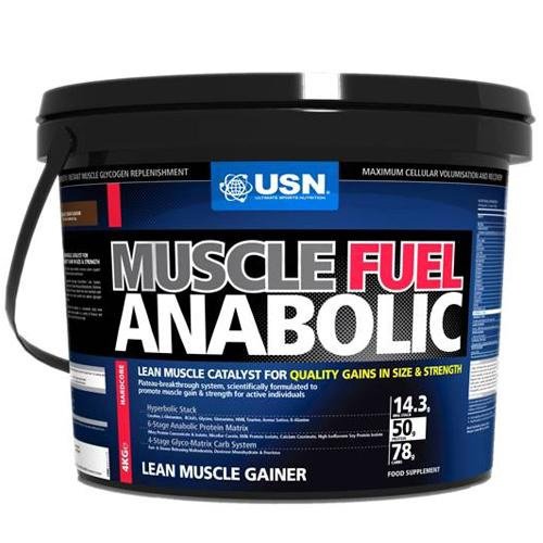 Muscle Fuel Anabolic, 4000 г, USN. Гейнер. Набор массы Энергия и выносливость Восстановление 