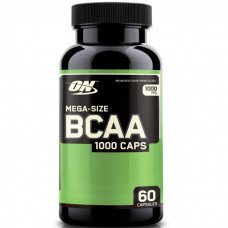 ON BCAA 1000 - 60 к,  мл, Optimum Nutrition. BCAA. Снижение веса Восстановление Антикатаболические свойства Сухая мышечная масса 