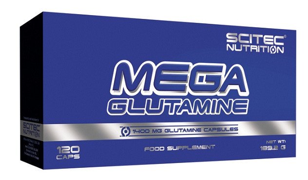 SN Mega Glutamine 90 кап,  мл, Scitec Nutrition. Аминокислоты. 