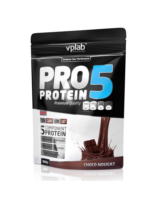 Pro 5 Protein, 500 г, VPLab. Комплексный протеин. 