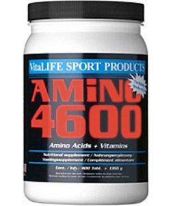 Amino 4600, 400 шт, VitaLIFE. Аминокислотные комплексы. 