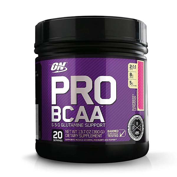 BCAA Optimum Pro BCAA, 390 грамм Малина,  ml, Optimum Nutrition. BCAA. Weight Loss recuperación Anti-catabolic properties Lean muscle mass 