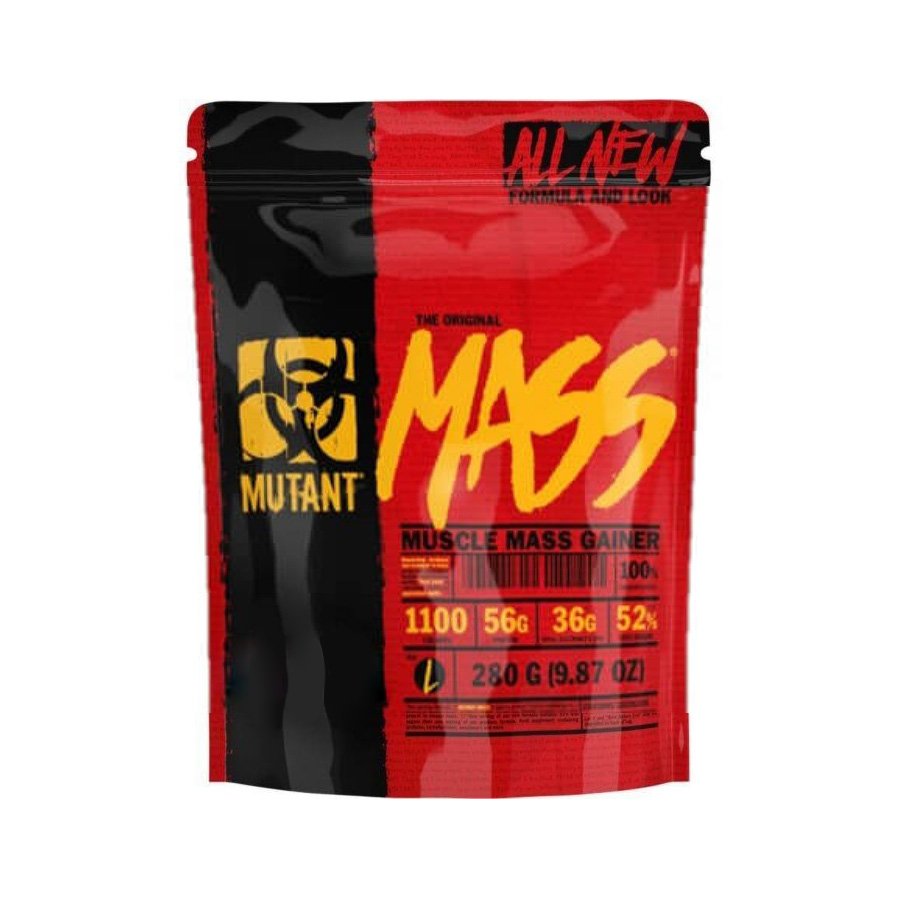 Гейнер Mutant Mass, 280 грамм Тройной шоколад,  ml, Mutant. Gainer. Mass Gain Energy & Endurance recovery 