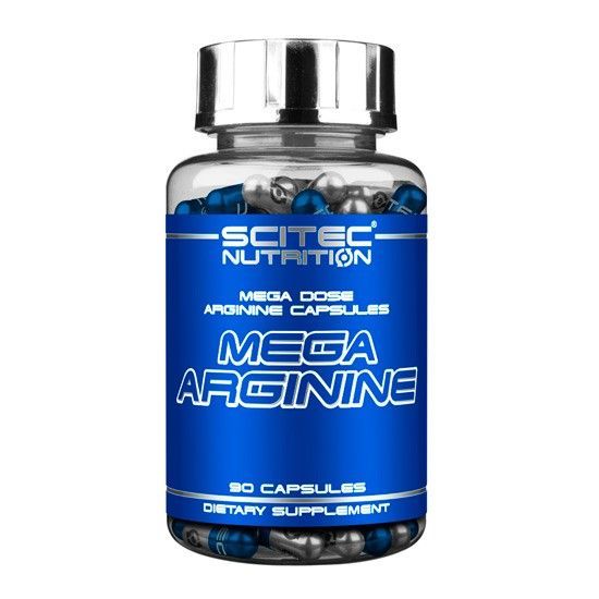 Аминокислота Scitec Mega Arginine, 90 капсул,  ml, Scitec Nutrition. Amino Acids. 