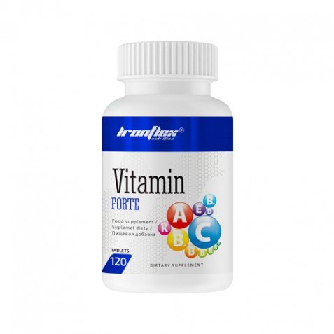 Витамины и минералы IronFlex Vitamin Forte, 120 таблеток,  мл, IronFlex. Витамины и минералы. Поддержание здоровья Укрепление иммунитета 