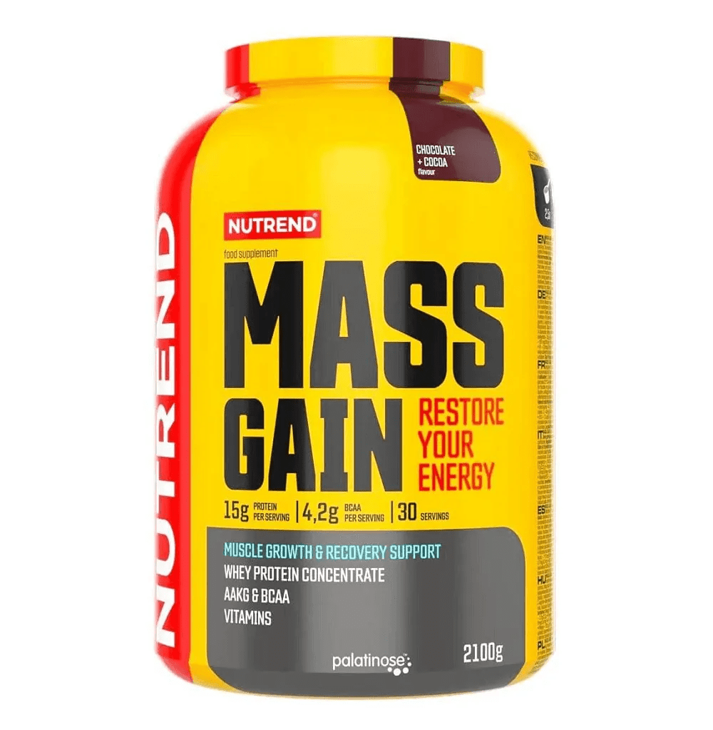 Nutrend Гейнер Nutrend Mass Gain 2100 g Chocolate-Cocoa, , 2100 г