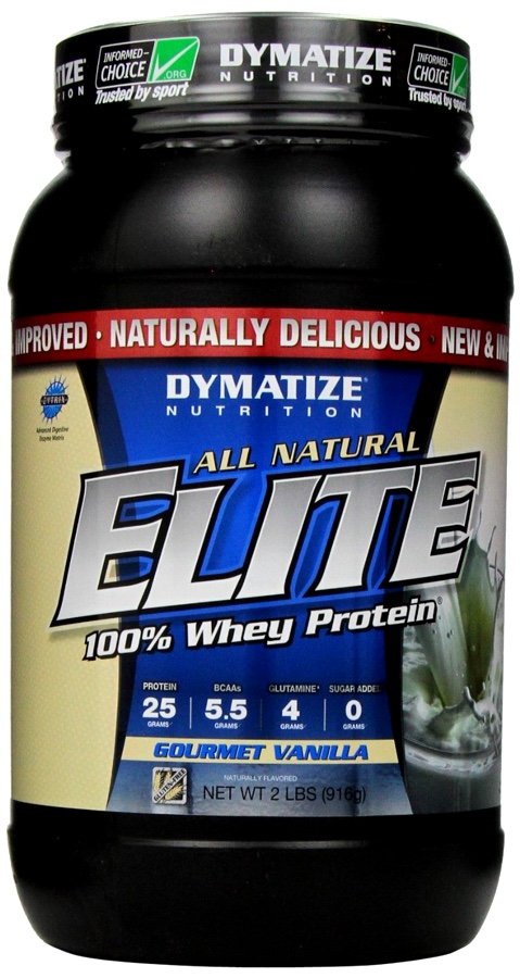 Natural Elite Whey Protein, 916 г, Dymatize Nutrition. Сывороточный изолят. Сухая мышечная масса Снижение веса Восстановление Антикатаболические свойства 