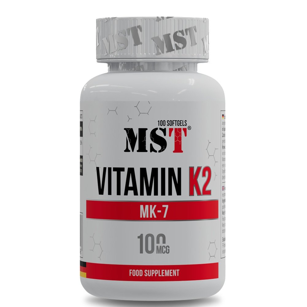 MST Nutrition Витамины и минералы MST Vitamin K2 MK7, 100 капсул, , 
