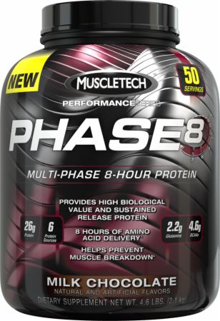 Phase 8, 2000 g, MuscleTech. Protein Blend. 