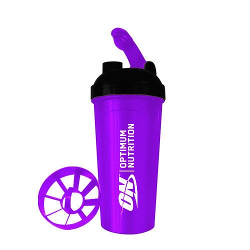 Шейкер спортивный Optimum Shaker ON (700 мл) оптимум black/purple,  мл, Optimum Nutrition. Шейкер. 
