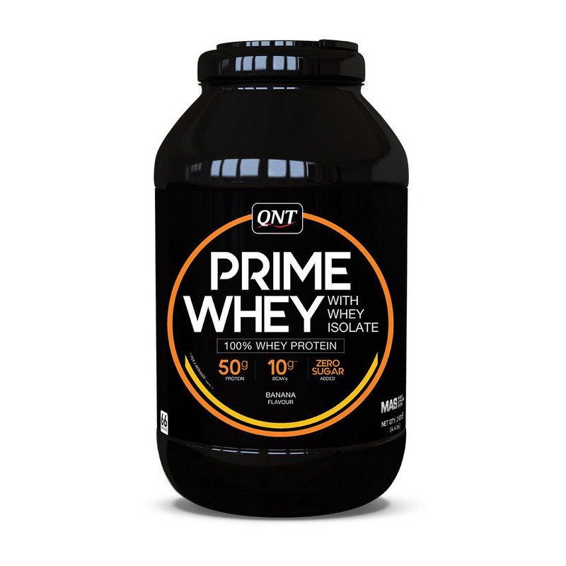 Сывороточный протеин концентрат QNT Prime Whey (2 кг) прайм вей cookies and cream,  мл, QNT. Сывороточный концентрат. Набор массы Восстановление Антикатаболические свойства 