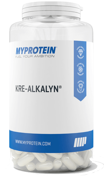 Kre-Alkalyn, 120 piezas, MyProtein. Creatina tamponada. 