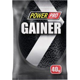 Gainer, 40 г, Power Pro. Гейнер. Набор массы Энергия и выносливость Восстановление 