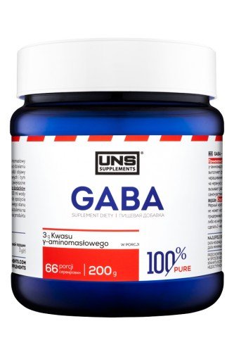 UNS 100% Pure GABA 200 г Без вкуса,  ml, UNS. Special supplements. 