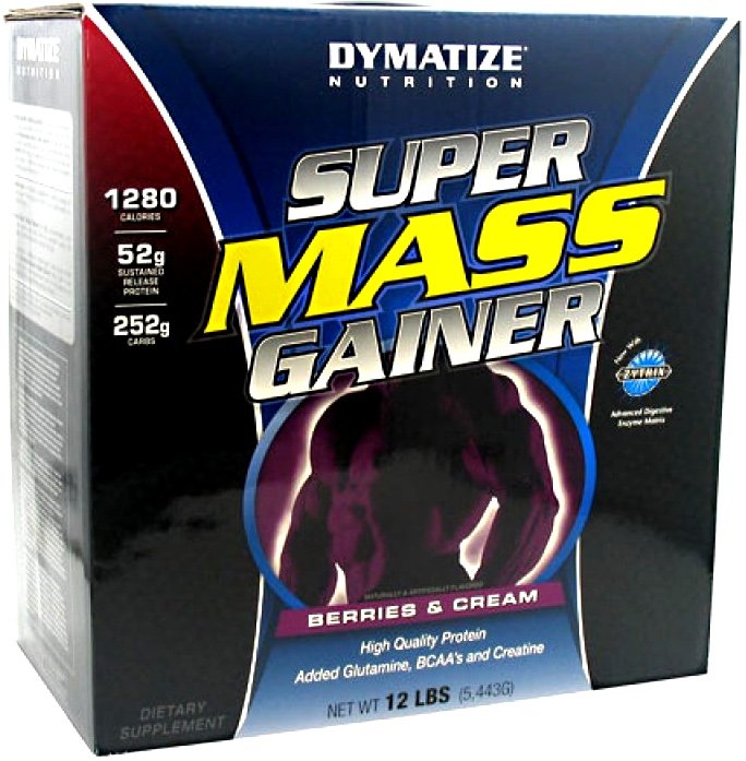 Super Mass Gainer, 5433 g, Dymatize Nutrition. Ganadores. Mass Gain Energy & Endurance recuperación 