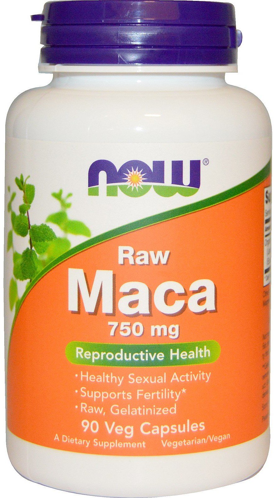 Raw Maca 750 mg, 90 шт, Now. Бустер тестостерона. Поддержание здоровья Повышение либидо Aнаболические свойства Повышение тестостерона 
