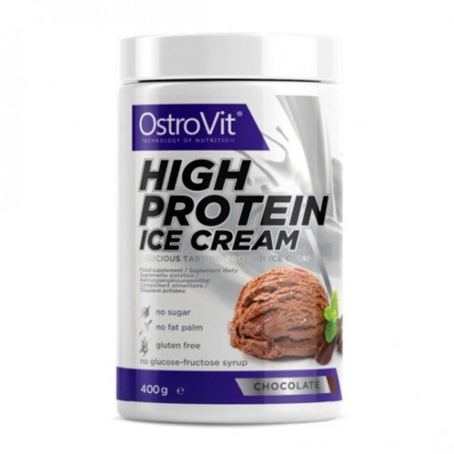 OstroVit Заменитель питания OstroVit High Protein Ice Cream, 400 грамм Шоколад, , 400 грамм
