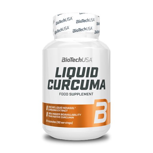 Натуральная добавка BioTech Liquid Curcuma, 30 капсул,  ml, BioTech. Natural Products. General Health 