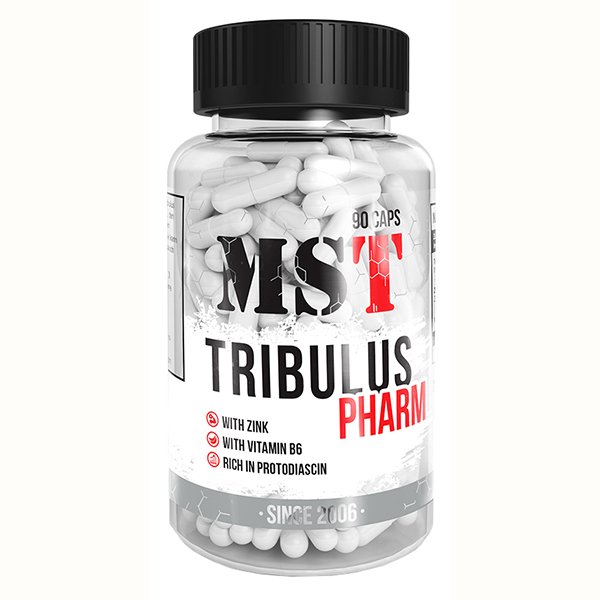 Стимулятор тестостерона MST Tribulus Pharm, 90 капсул,  мл, MRM. Трибулус. Поддержание здоровья Повышение либидо Повышение тестостерона Aнаболические свойства 
