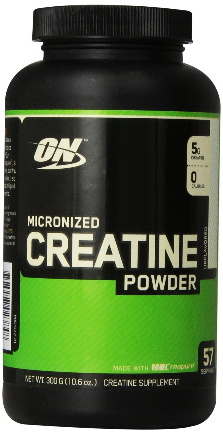 Creatine Powder, 300 г, Optimum Nutrition. Креатин моногидрат. Набор массы Энергия и выносливость Увеличение силы 
